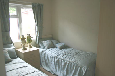 Twin bedroom in Warwick