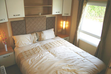 Double bedroom in the Willerby Granada XL
