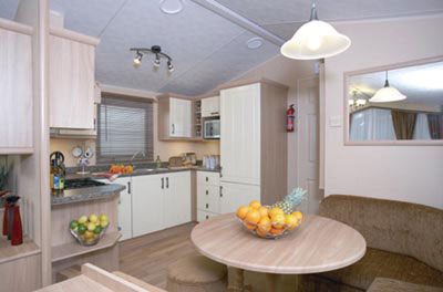 Kitchen and Dining Area in the Willerby Leven