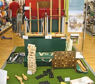 Selection of garden games