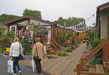 Pathfinder range of lodges on display