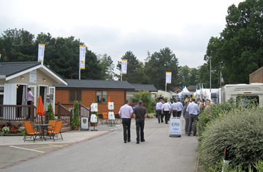 Trade visitors to the Lawns show