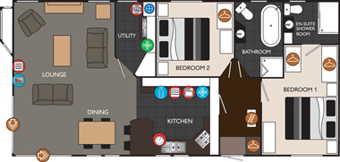 Willerby Ridgewood Floorplan