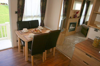 Carnaby Rosedale Static Caravan Dining Room