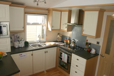 Carnaby Rosedale Static Caravan Kitchen