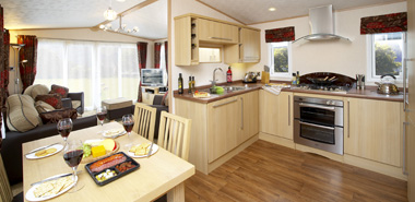 ABI Kentmere open plan kitchen and living area