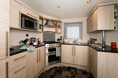 Delta Glade Static Caravan Kitchen