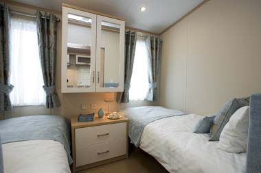 Pemberton Harmony Static Caravan Twin Bedroom