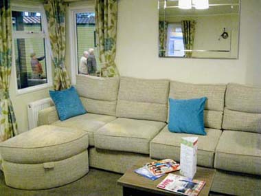 2013 Willerby Cameo lounge and seating area 