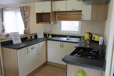 2014 Regal Regency Static Caravan Kitchen