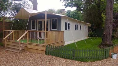 Hay Safari Tent exterior