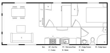 Hay Safari Tent floorplan