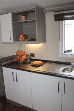 Swift Moselle holiday lodge kitchen 