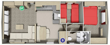 BK Caprice floor plan