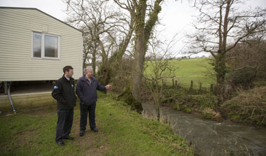 Dolphins River Park is situated close to the River Char