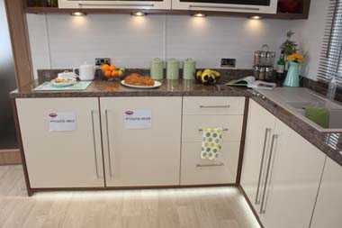 Carnaby Willow Plinth and under shelf lighting are a feature of the kitchen