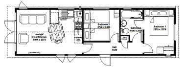 Tingdene Beachcomber lodge - Floor Plan