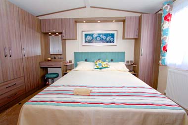 Victory Vermont static caravan Master bedroom