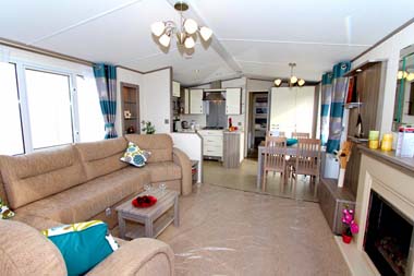 Victory Vermont static caravan Open plan V4