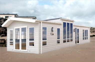 Willerby Linear - Exterior with Optional Outlook French Doors