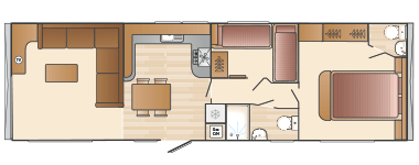 Swift Alsace 2 bed floorplan