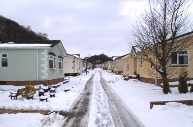 Static Caravans in winter