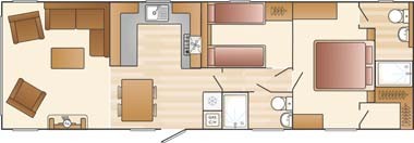 2016 Champagne Lodge 41 x 13 - 2Bed