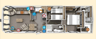 Willerby BK Sheraton Floor plan