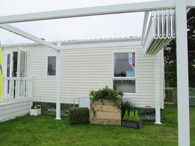 Willerby Chamberry Ext rear and Gazebo