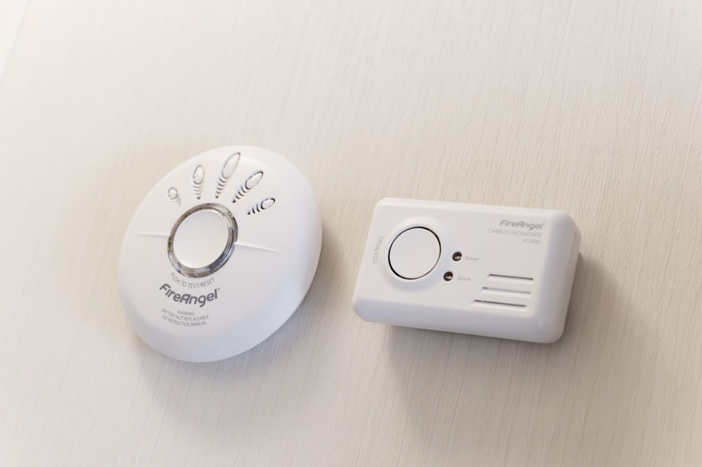 static caravan smoke alarm