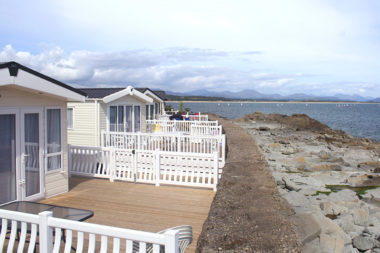 Caravan park with sea view