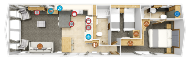 Willerby Vogue floor plan