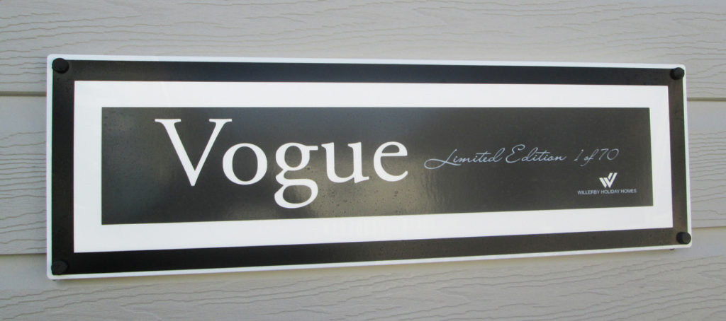 Willerby Vogue sign