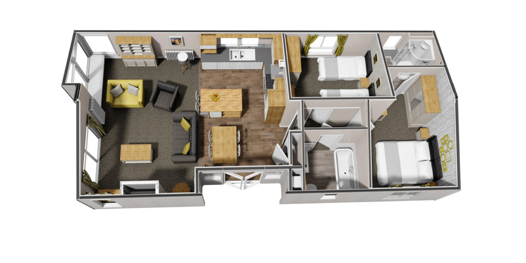 Willerby Mulberry Lodge Floor Plan