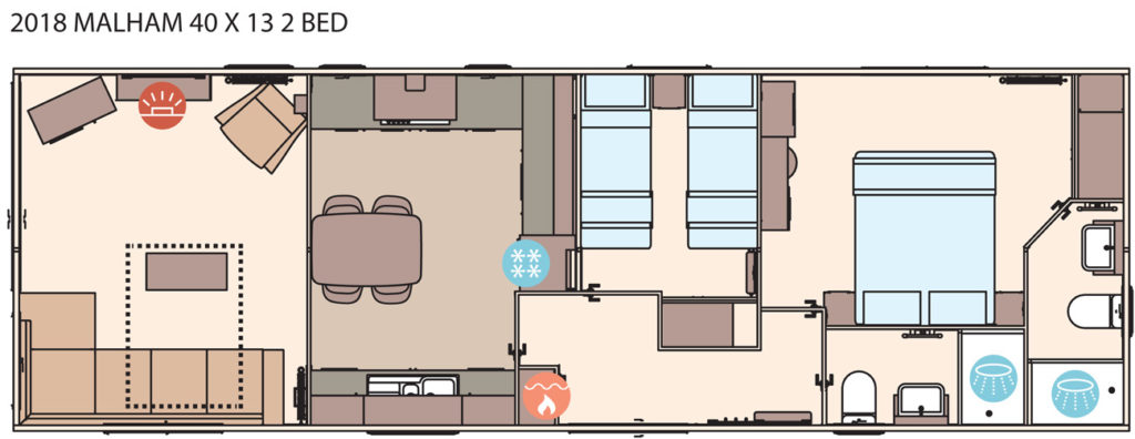 2018 MALHAM 40 X 13 2B floorplan