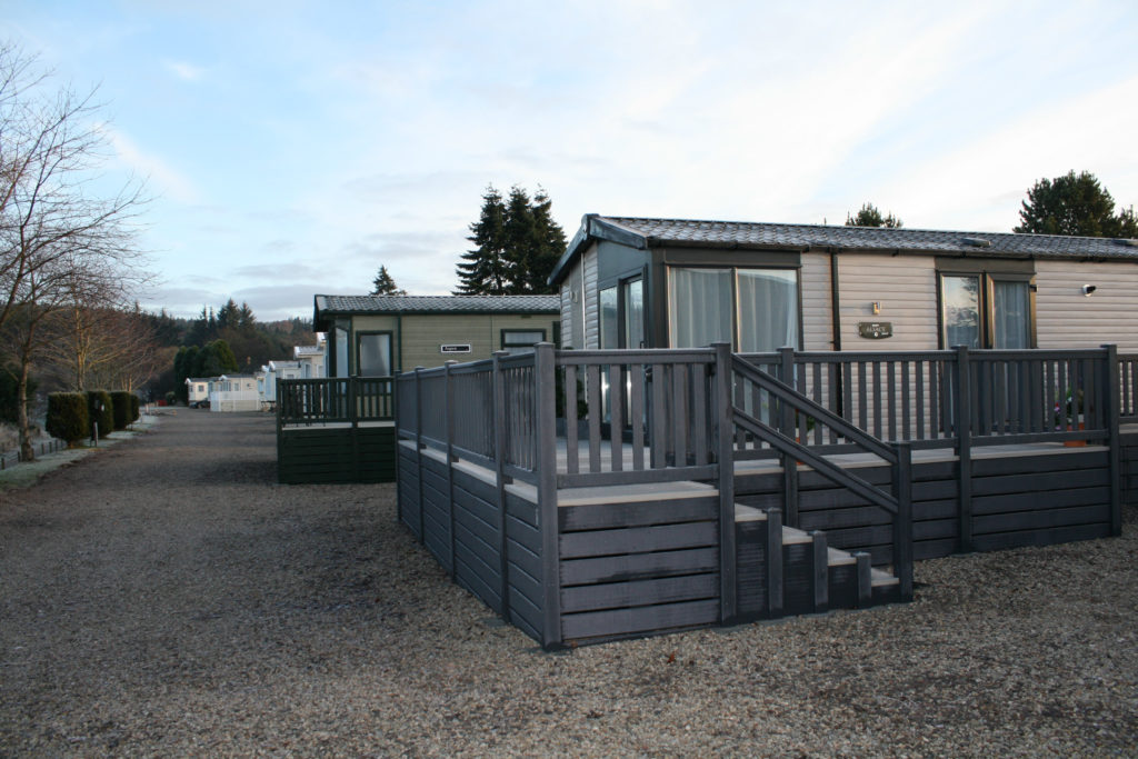 Scottish holiday caravan park