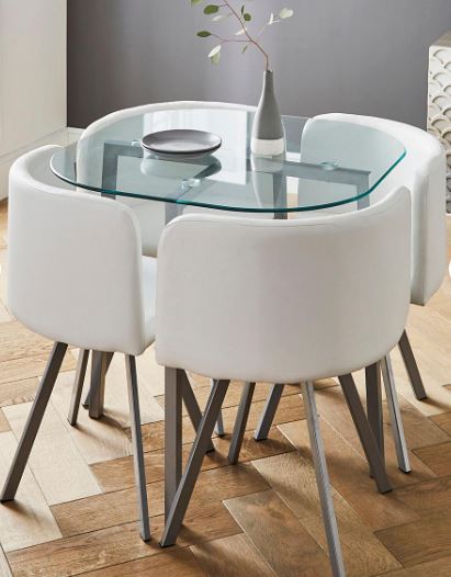 space saving hideaway dining set