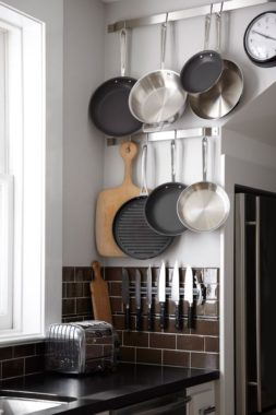 space saving kitchen storage design