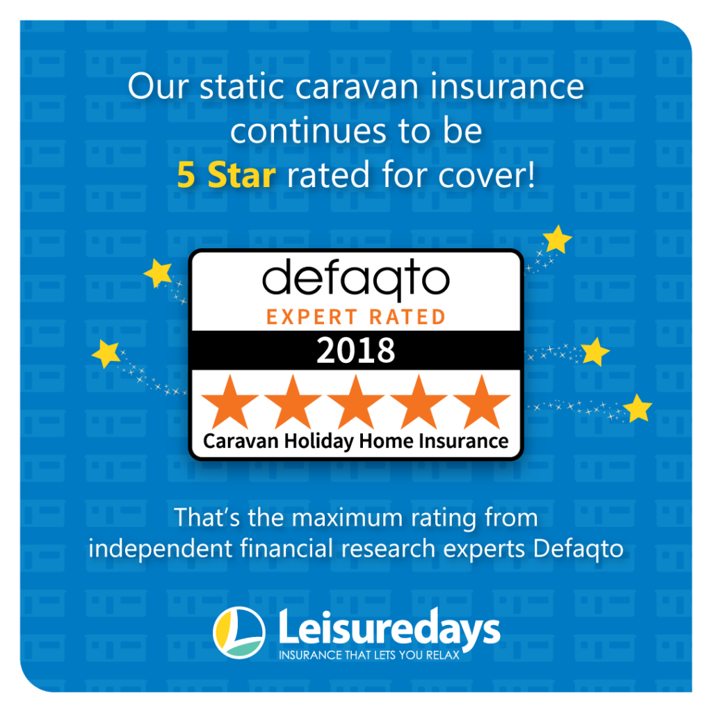 Defaqto five star for Leisuredays