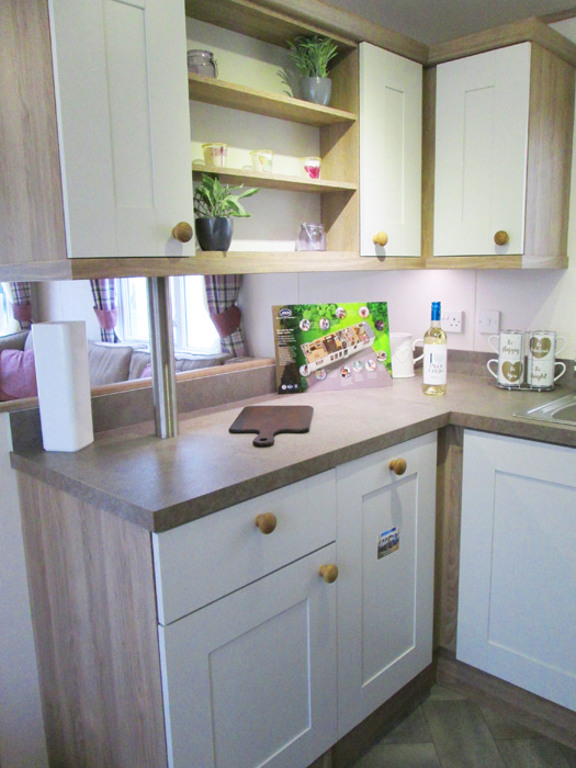 ABI St David static caravan Kitchen Cabinets