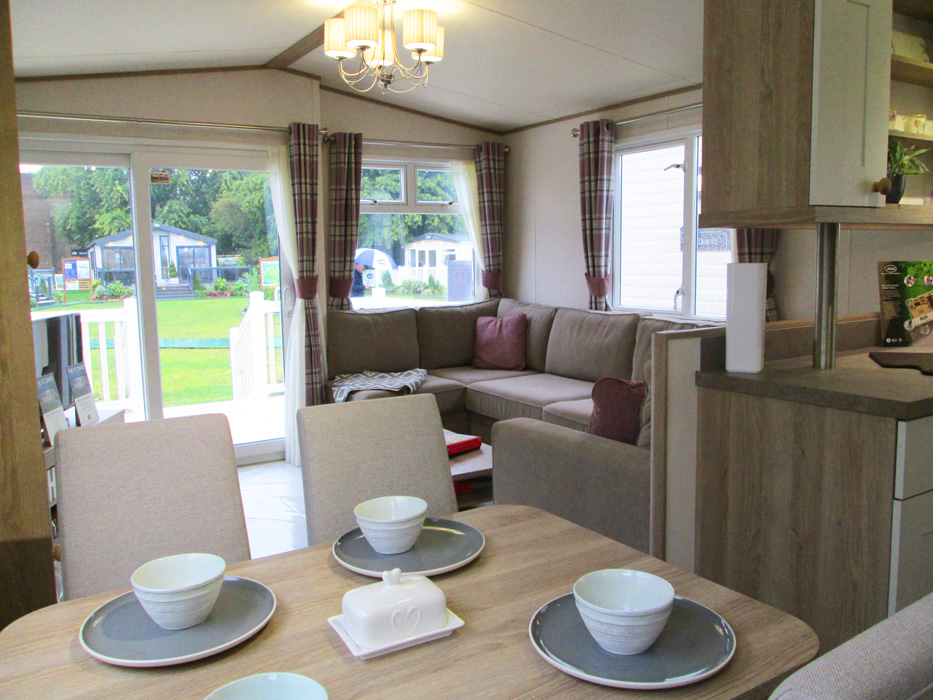 ABI St David static caravan Lounge & Patio Doors