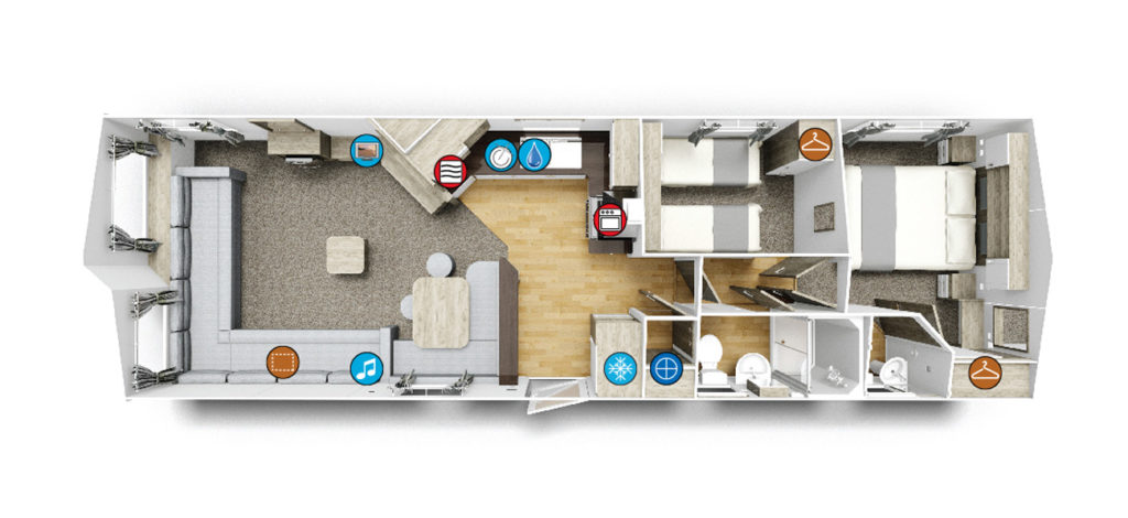 Willerby Skye floor plan