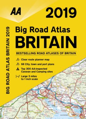 AA road atlas 2019 journey planner