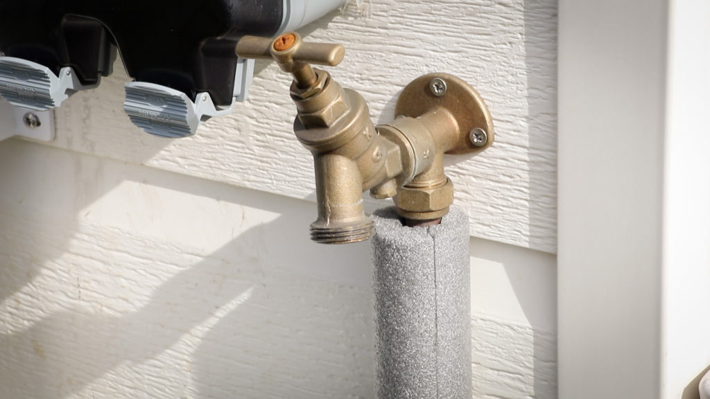 static caravan external tap