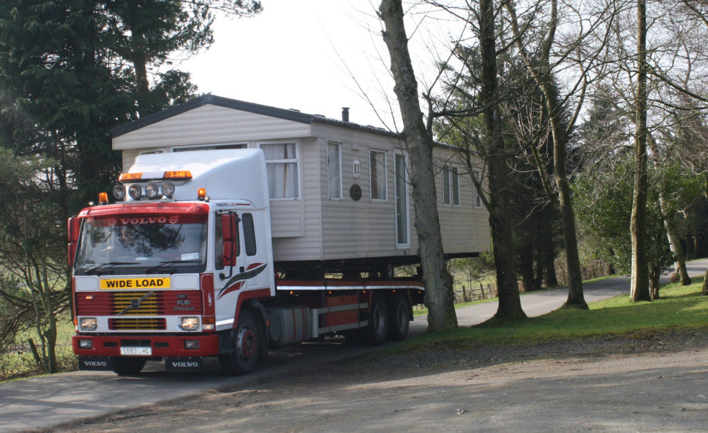 Resiting static caravan