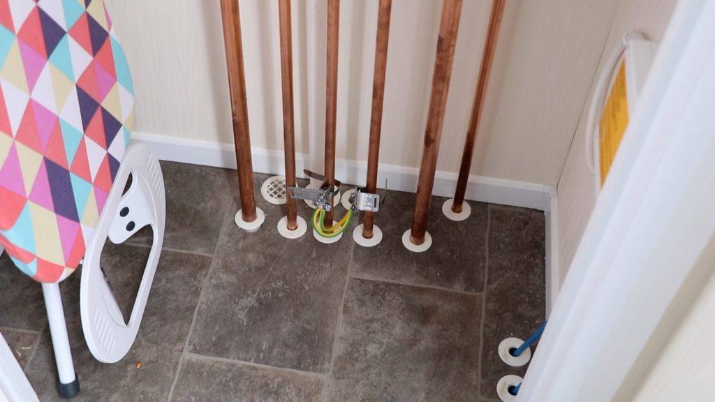 pipework in static caravan