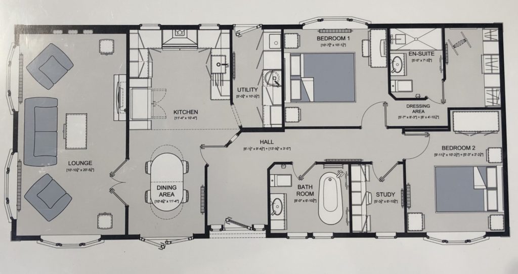 2019 Omar Heritage Park Home floorplan