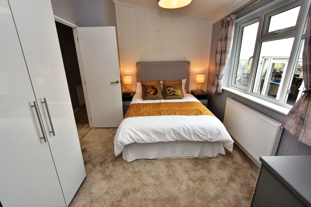 2019 Omar Alderney holiday lodge master bedroom