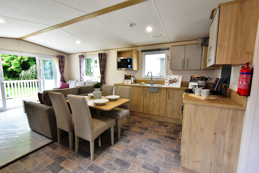 2019 ABI Beverley static caravan kitchen