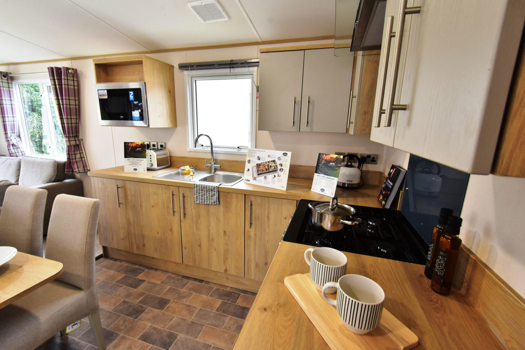 2019 ABI Beverley static caravan kitchen